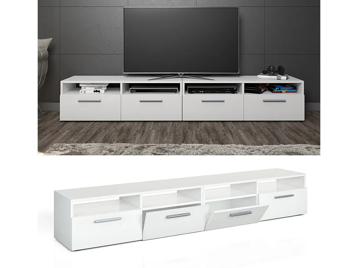 Vicco Lowboard 190x33.2x38 diego^ Móvel De Tv