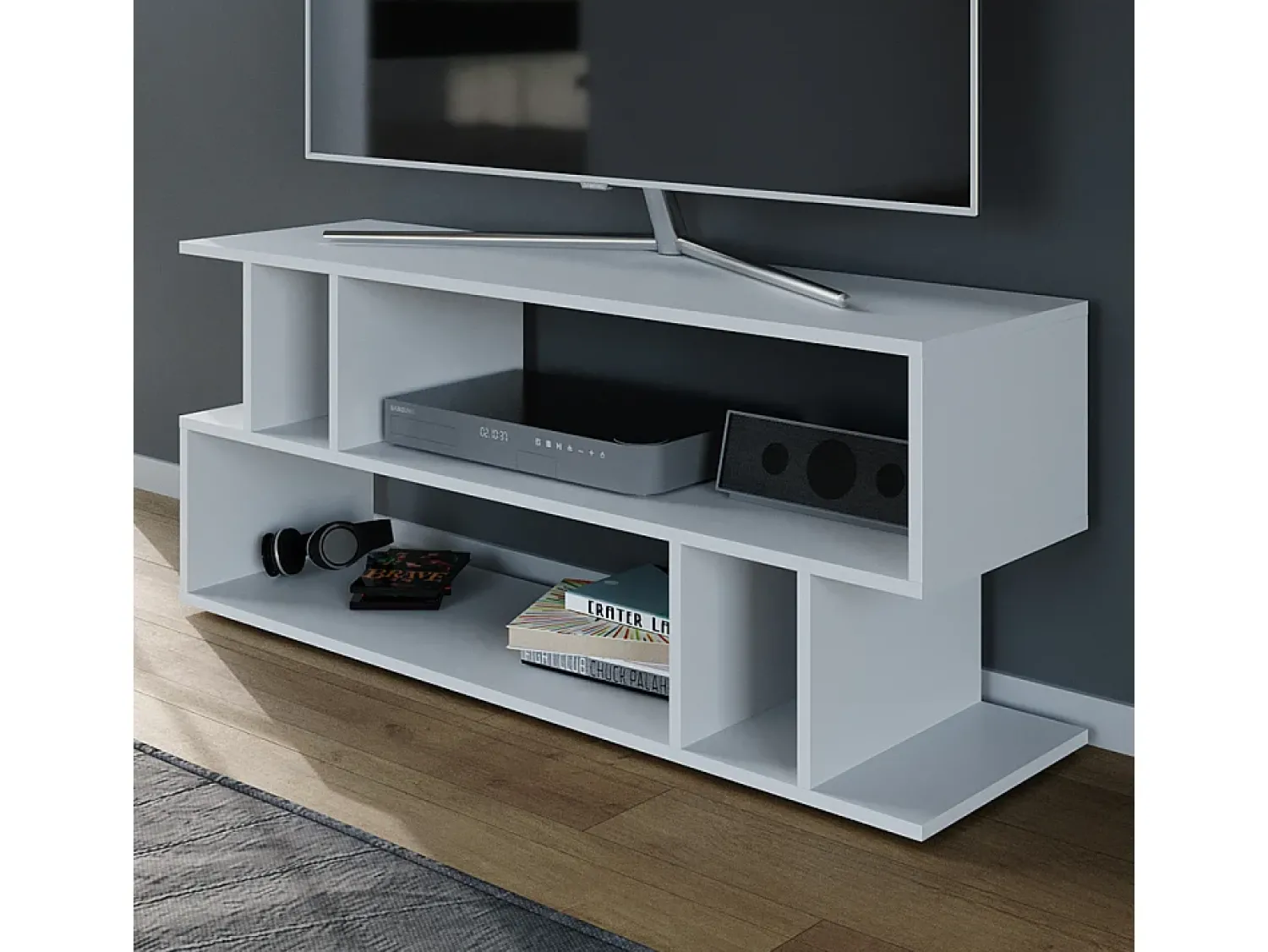 Móvel De Tv|Vicco Lowboard 120x35x50.6 karel Branco