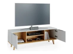 Móvel De Tv|Vicco Lowboard 138x40x49 nautica Branco