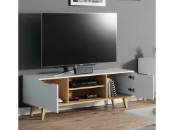 Móvel De Tv|Vicco Lowboard 138x40x49 nautica Branco
