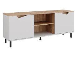 Móvel De Tv*Vicco Lowboard /artesanal 150x38x60 marelle Branco