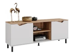 Móvel De Tv*Vicco Lowboard /artesanal 150x38x60 marelle Branco