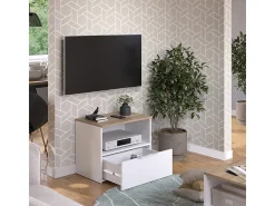 Móvel De Tv*Vicco Lowboard /sonoma 60x40x50 wido Branco