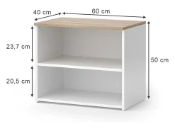 Hot Vicco Lowboard /sonoma 60x40x50 wido Branco