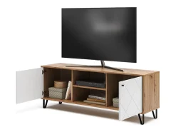 Clearance Vicco Lowboard carvalho artesanal 150x40x55.2 nizza Natural claro