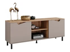 New Vicco Lowboard carvalho verde/artesanato 150x38x60 marelle Taupe
