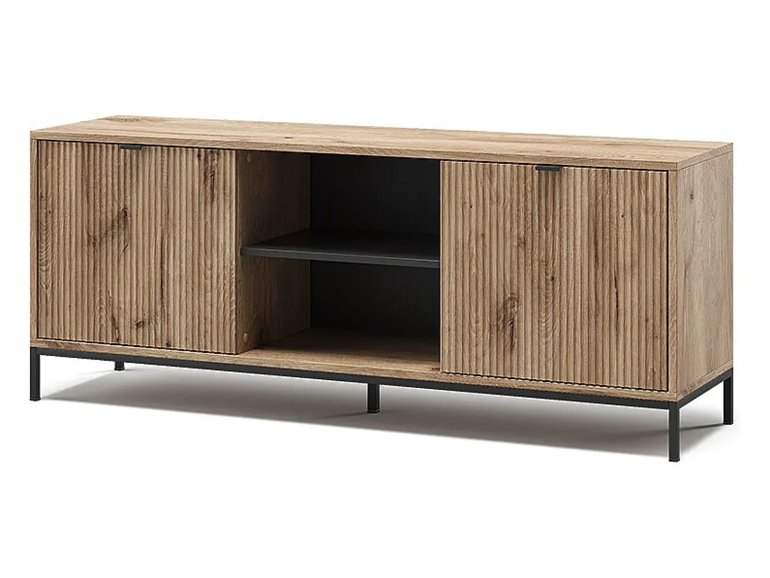 Móvel De Tv*Vicco Lowboard carvalho viking 150x40.1x60 eliza Natural escuro