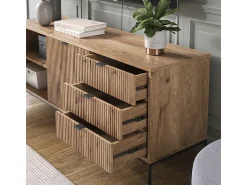 Hot Vicco Lowboard carvalho viking 150x42x60 eliza Natural escuro