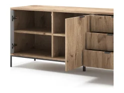 Hot Vicco Lowboard carvalho viking 150x42x60 eliza Natural escuro