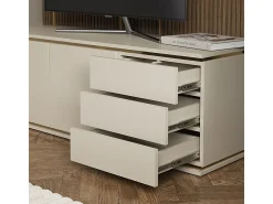 Móvel De Tv*Vicco Lowboard caxemira 135x42x48.6 linette Bege