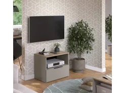Móvel De Tv*Vicco Lowboard cinzento-bege 60x40x50 wido Taupe