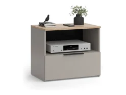 Móvel De Tv*Vicco Lowboard cinzento-bege 60x40x50 wido Taupe