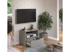 Móvel De Tv*Vicco Lowboard cinzento-bege 60x40x50 wido Taupe
