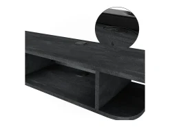 Best Vicco Lowboard concreto 105x30x18.2 lorio Preto