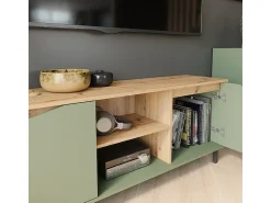 Vicco Lowboard grün/artisan 150x38x60 marelle^ Móvel De Tv