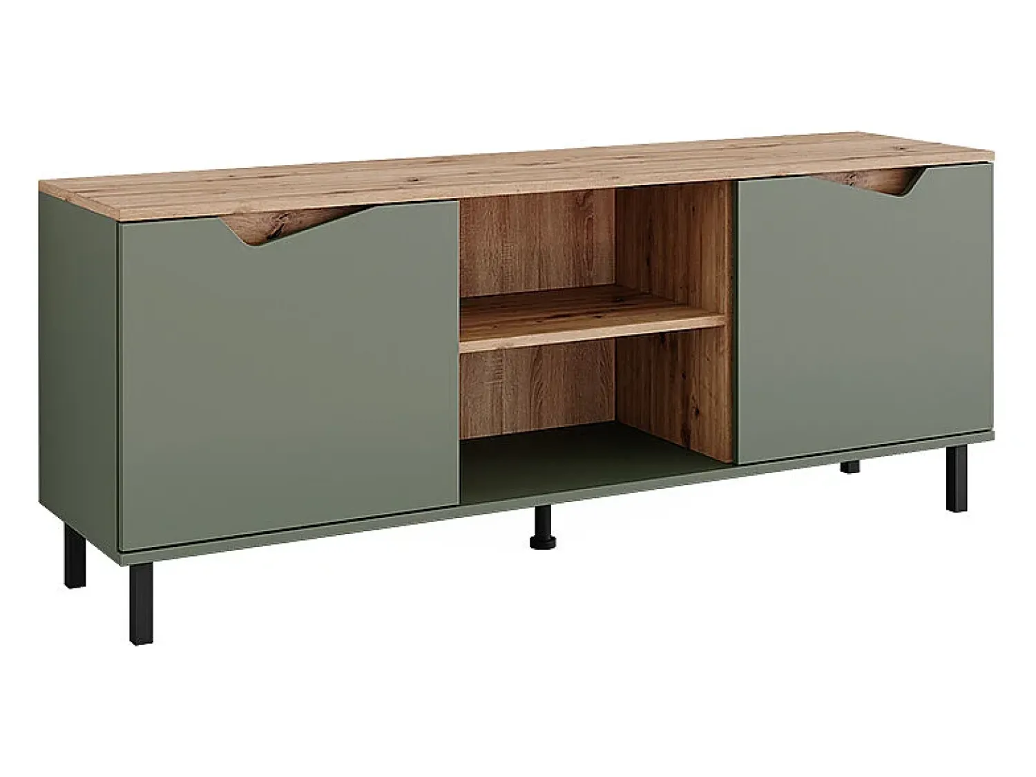 Vicco Lowboard grün/artisan 150x38x60 marelle^ Móvel De Tv