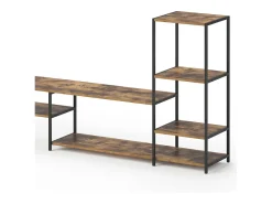 Discount Vicco Lowboard madeira antiga 226x34x93 fyrk Castanho
