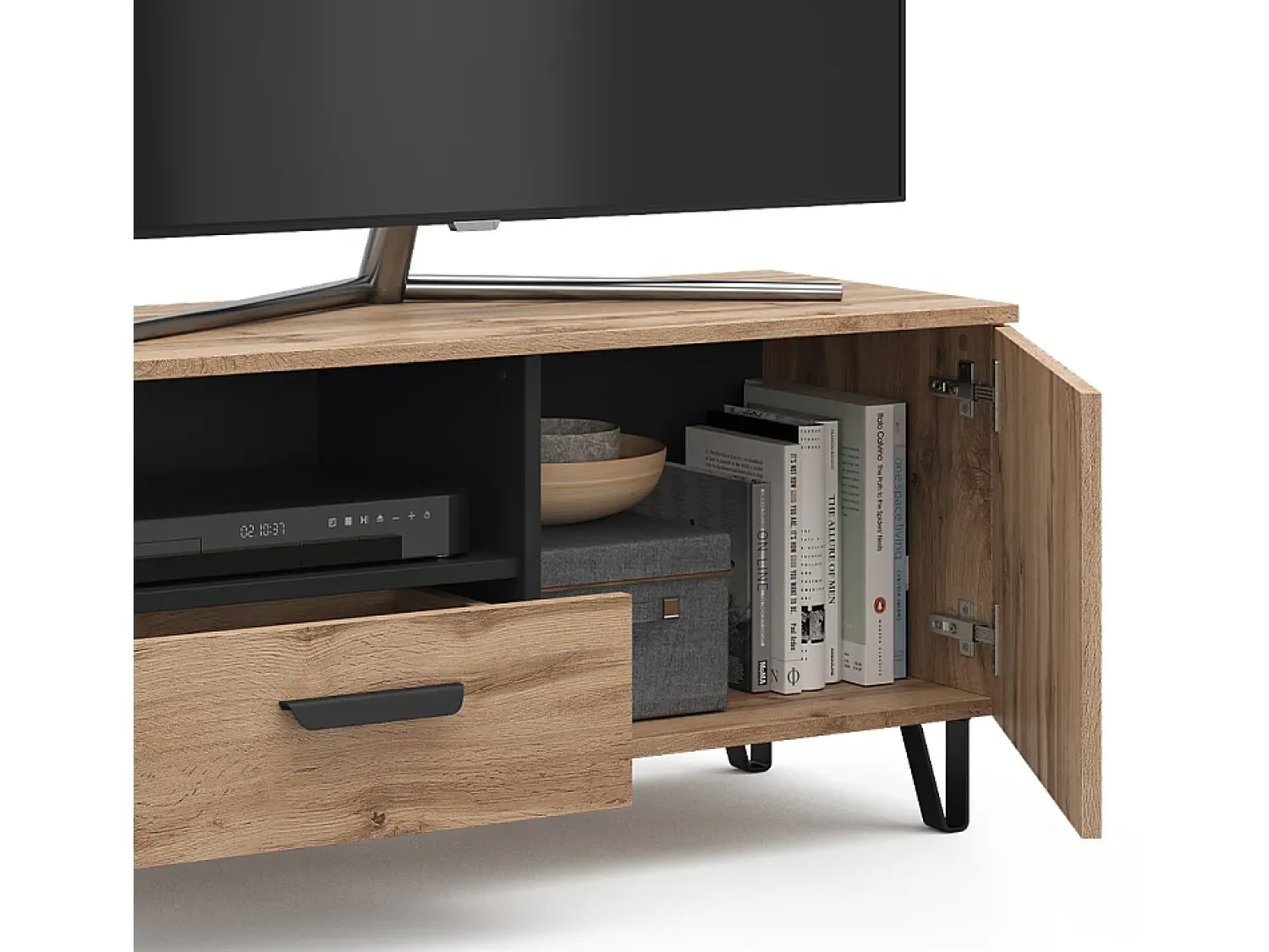 Móvel De Tv|Vicco Lowboard marrom 100.2x38x48.5 amber Castanho