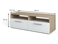 Vicco Lowboard sonoma 95x33.2x38 diego Natural claro