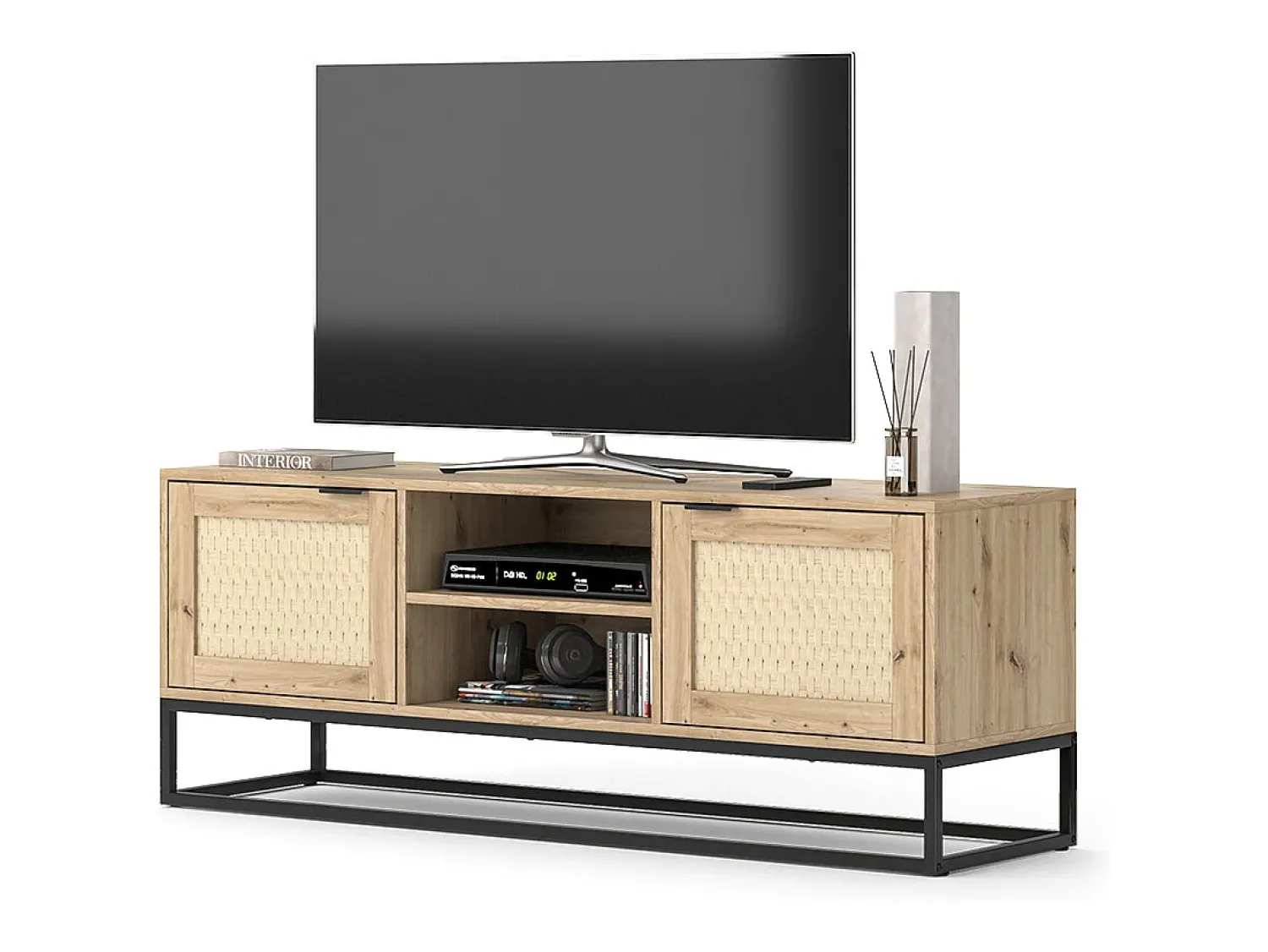 Móvel De Tv*Vicco Lowboard sonoma 140x40x52.5 natal Natural claro