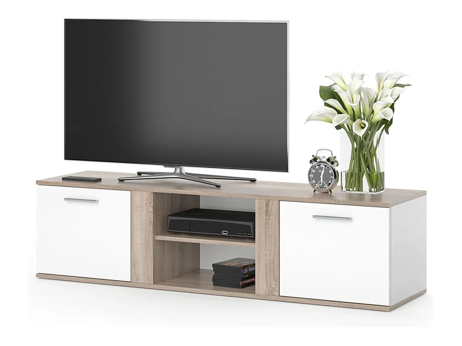 Móvel De Tv|Vicco Lowboard sonoma 155x40x41 novelli Natural claro