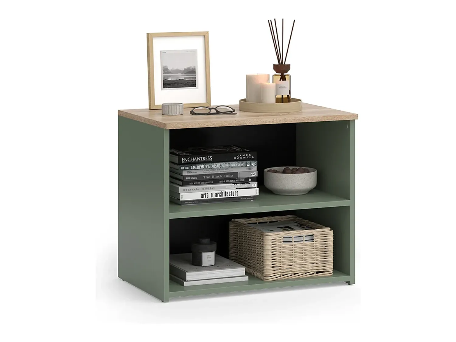 Móvel De Tv|Vicco Lowboard 60x40x50 wido Verde