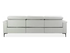 Loft24 Lund | Sofá de 3 lugares 1 Reclinador Esquerdo Elétrico Creme^ Sofá