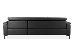 Sofá|Loft24 Lund 3S 1 cadeira reclinável L Electric Cream Preto