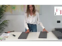 Outlet MAIRA - Conjunto de consola com dois bancos extensíveis - Dimensões de instalação: 42 x 90 x 75 cm - Entrega gratuita Natural claro