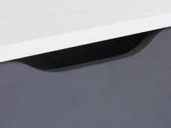 Móvel De Tv|Loft24 Maribo : Móvel inferior com 4 gavetas em MDF Nature Branco