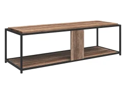 Móvel De Tv*Dorel Home Meera : Móvel inferior com 1 gaveta e 2 portas em branco / antracite Castanho