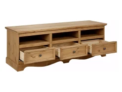 Outlet Loft24 Melissa | Mesa baixa 163 cm 3 gavetas Natural claro