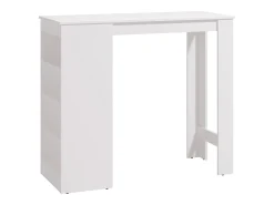 Móvel De Bar| Mesa Alta 120x50 cm Branca Branco