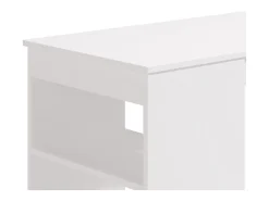 Móvel De Bar| Mesa Alta 120x50 cm Branca Branco