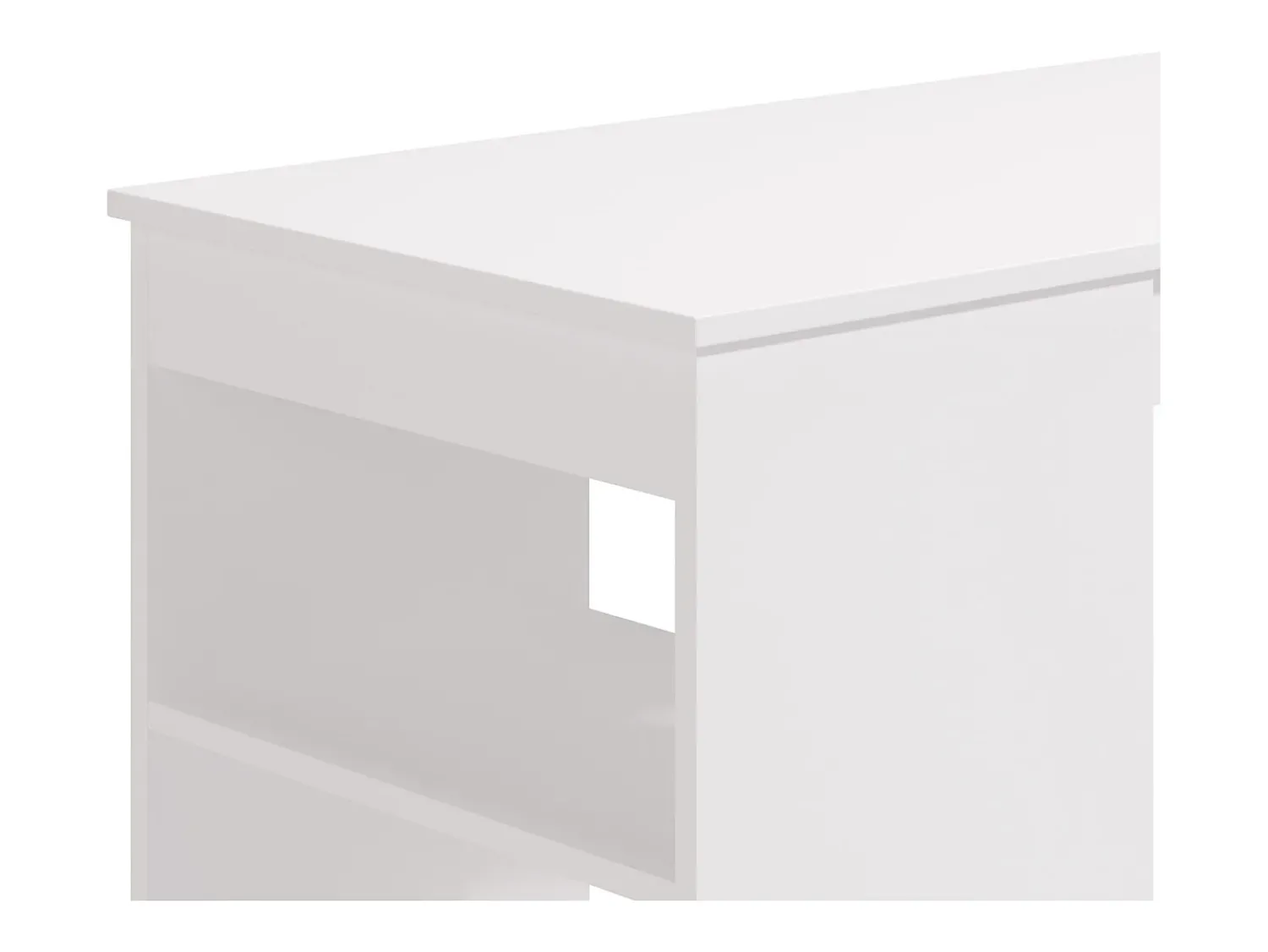 Móvel De Bar| Mesa Alta 120x50 cm Branca Branco