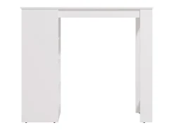 Móvel De Bar| Mesa Alta 120x50 cm Branca Branco