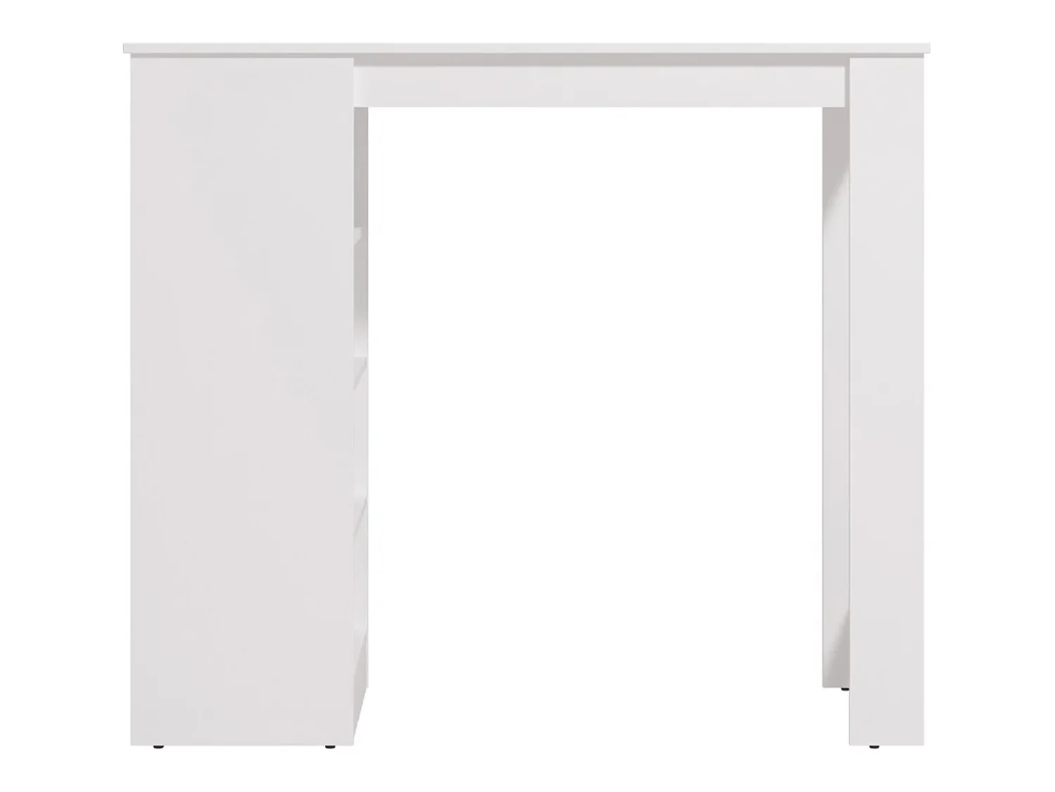Móvel De Bar| Mesa Alta 120x50 cm Branca Branco