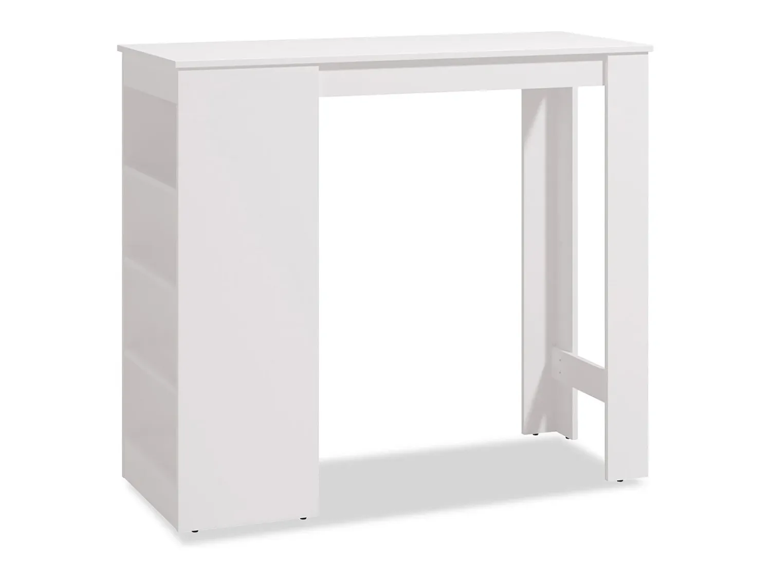 Móvel De Bar| Mesa Alta 120x50 cm Branca Branco