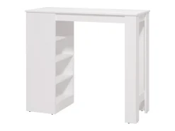Móvel De Bar| Mesa Alta 120x50 cm Branca Branco