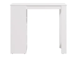 Móvel De Bar| Mesa Alta 120x50 cm Branca Branco