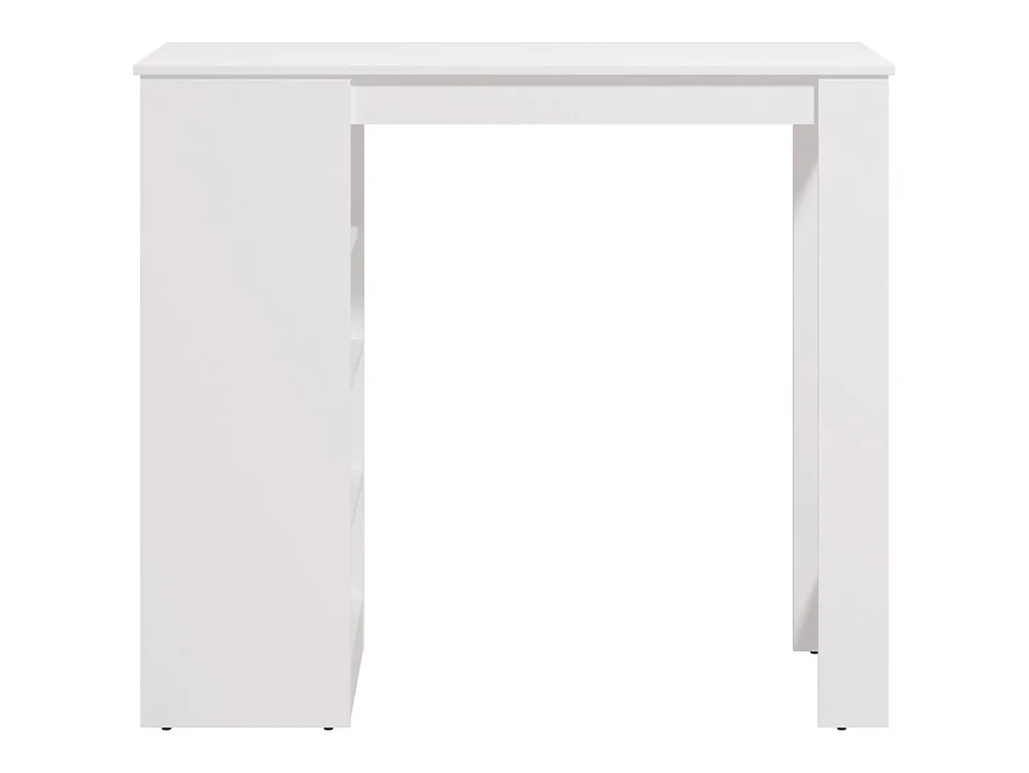 Móvel De Bar| Mesa Alta 120x50 cm Branca Branco