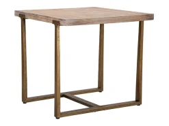Mesa De Centro| Mesa Ankara Cm 80X80X76 Castanho