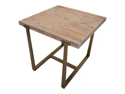 Mesa De Centro| Mesa Ankara Cm 80X80X76 Castanho