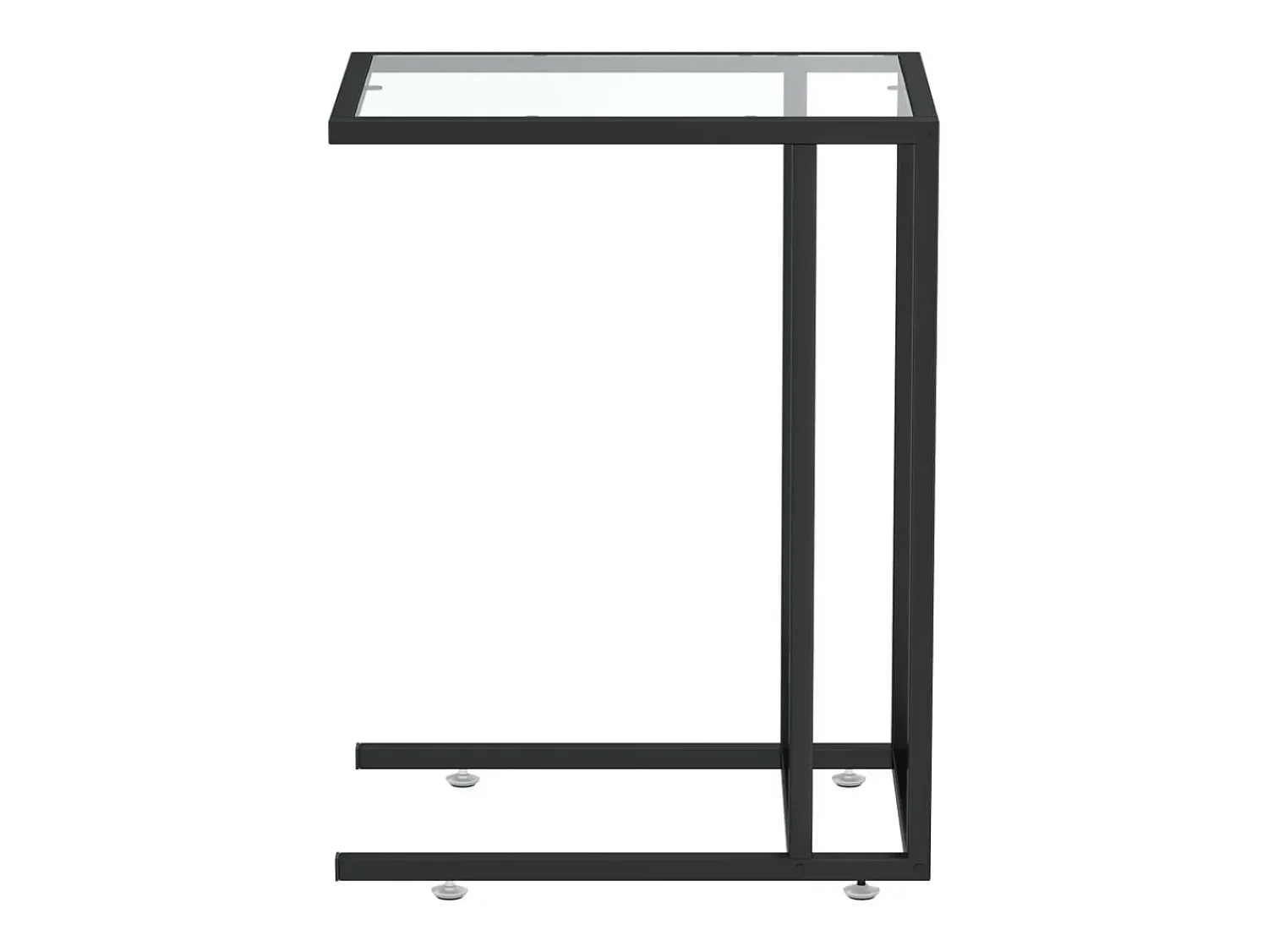 vidaxl Mesa apoio ao computador 50x35x65 cm vidro temp.^ Mesa De Apoio