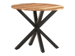 vidaxl Mesa auxiliar de madera maciza de acacia 68x68x56 cm^ Mesa De Apoio
