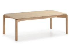 Mesa De Centro*Teulat Mesa baixa de madeira natural 110x60 h40 cm Castanho