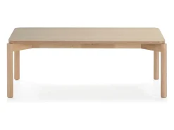 Mesa De Centro*Teulat Mesa baixa de madeira natural 110x60 h40 cm Castanho