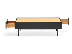 Mesa De Centro*Teulat Mesa baixa preta 110x60 cm Preto