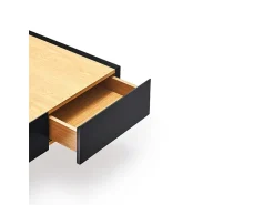 Mesa De Centro*Teulat Mesa baixa preta 110x60 cm Preto