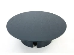 Mesa De Centro|Teulat Mesa baixa redonda Ø110 h36 cm Azul